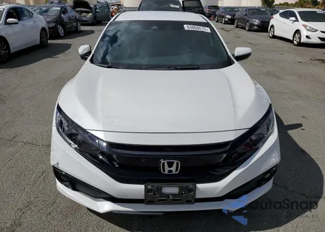 2020 Honda Civic Sport из США, поврежденный, VIN 2HGFC2F80LH596805